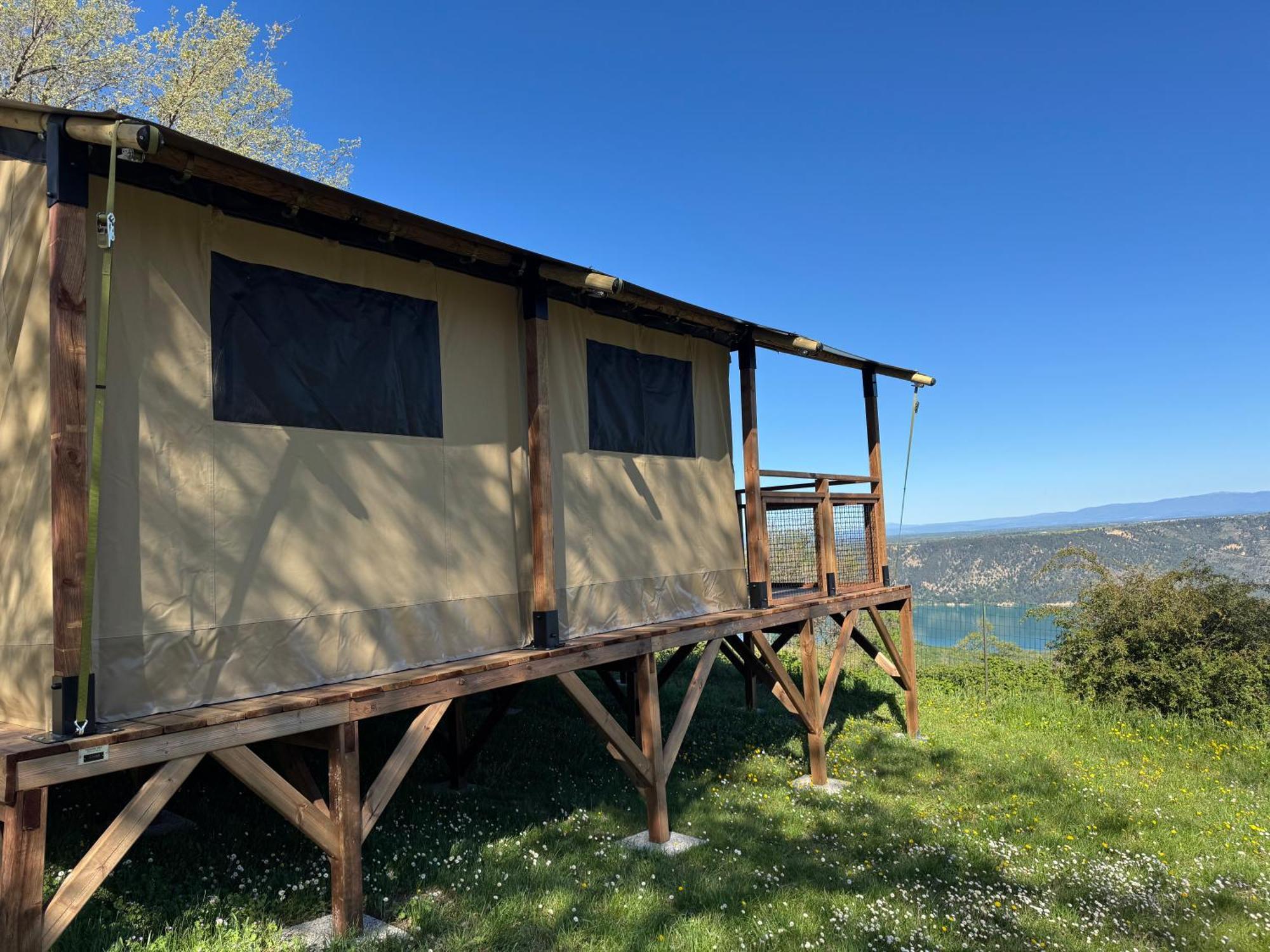 Campasun Camping De L'Aigle Aiguines Exterior foto